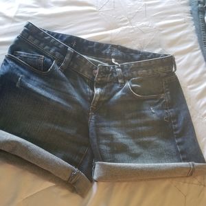 Denim shorts